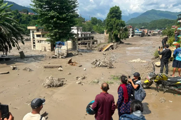Nepal flash floods impact and rescue efforts